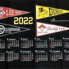Leeデニムカレンダー2022のサムネイル
