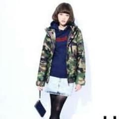 とみー様専用 X-girl カモフラジャケットのサムネイル