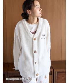 ジェラピケ【Steiff】【UNISEX】パウダージャガードカーディガンのサムネイル