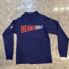 美品　BEAMS GOLF 長袖シャツ　モックネック　Sサイズ