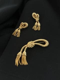 SONIA RYKIEL ソニアリキエル ブローチ イヤリング セット - メルカリ