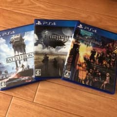 PS4 キングダムハーツ3,ファイナルファンタジー15,スターウォーズのサムネイル