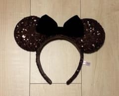 ディズニー カチューシャ ブラウン スパンコールのサムネイル