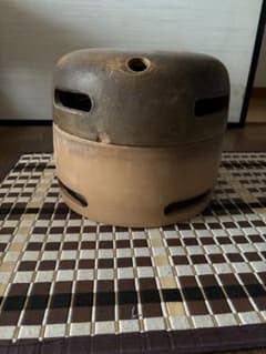 昭和レトロ 陶器製 豆炭あんか 炭こたつ やぐら炬燵 アンカー こたつのサムネイル
