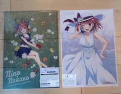 五等分の花嫁 きゃらっとくじ L賞 A3クリアポスター 二乃のサムネイル