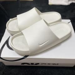 NIKE カームスライド ホワイト 26cm - メルカリ
