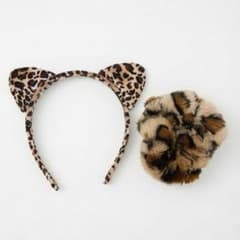 ヒョウ柄　猫耳　シュシュ　文化祭のサムネイル
