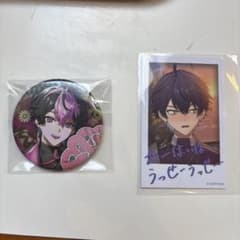 SIXFONIA 2025正月缶バッジ(LAN様)＆1弾チェキ(いるま様) - メルカリ