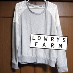 《SALE》春服【美品】◆LOWRYS FARM◆ レース 袖 トップスのサムネイル
