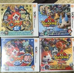 妖怪ウォッチゲームソフトまとめ売りのサムネイル