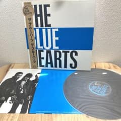 極美品　THE BLUE HEARTS 帯付き ブルーハーツ　1st レコードのサムネイル