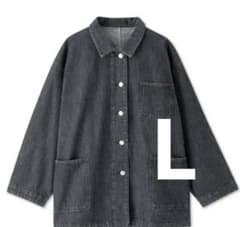 しまむら 田中里奈 デニムジャケット L ブラック