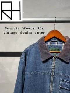 90s ScandiaWoods デニムJKT XL 襟コーデュロイ - メルカリ