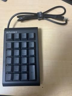 美品：REALFORCE TUX11 テンキー USB接続 ブラック REALFORCE テンキー 本体 T1UX11 - メルカリ