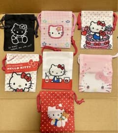 キティ　巾着のサムネイル
