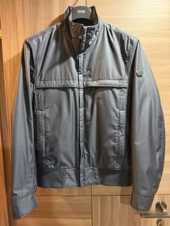 【美品】【HUGO BOSS】ヒューゴボス ナイロンジャケット ネイビーのサムネイル