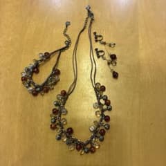 ネックレス ブレスレット イヤリング 3点セットのサムネイル