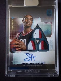 2023 スクート・ヘンダーソン　leaf 直筆サインカード スクート・ヘンダーソン 10/15シリ AUTO Relic Topps 3 - メルカリ