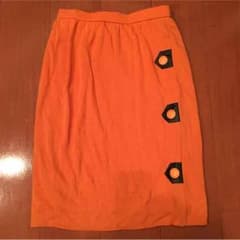 レトロ オレンジ色スカートのサムネイル