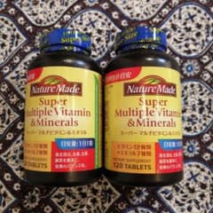 (未開封)ネイチャーメイド スーパーマルチビタミン＆ミネラル 120粒(２個)のサムネイル