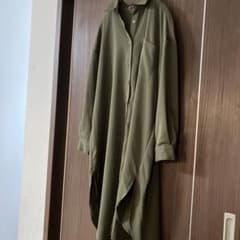 Quelle chance カーキ ロングシャツワンピースのサムネイル