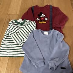 petit main 長袖カットソー3点セットのサムネイル