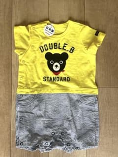 ミキハウス DOUBLE.B ダブルB 80cmロンパース 男の子 女の子 綿のサムネイル