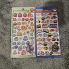 和柄　ボンボンドロップシール　お寿司　だるま
