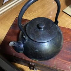 玉川堂　工芸品　やかん　木箱、説明書付き 玉川堂 工芸品 やかん 木箱、説明書付き - メルカリ