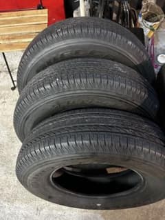 新車外しジムニーノマド 25年製純正タイヤ5本 195/80R15 ブリヂストン
