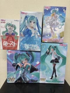 初音ミク フィギュア 5体セット ぬーすと AMP trio T-MOST - メルカリ