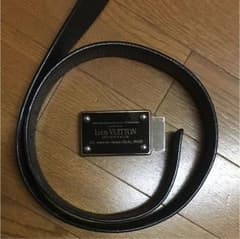 【修理します！】ルイヴィトン ベルト LOUIS VUITTON 黒 正規品のサムネイル