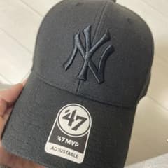 47 MVP Yankees ブラックキャップ 調整可能のサムネイル