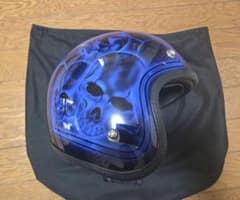 サードアイ ジェットヘル Third-Eye 青色 スピーカー付き サードアイ ジェットヘル Third-Eye 青色 スピーカー付き - メルカリ