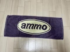 ammo ロゴ入りタオル 紫色のサムネイル
