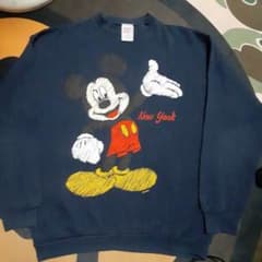 90sUSA製　ディズニーミッキーマウス　SHERRYSタグ　スウェット