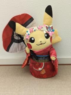 ポケモンセンターキョウト限定　舞妓さんピカチュウぬいぐるみのサムネイル
