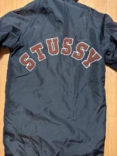 Old STUSSYステューシー 90sベンチコートUSA製黒タグ - メルカリ
