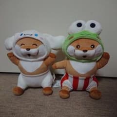 可愛い嘘のカワウソ × サンリオキャラクターズ BIGぬいぐるみ 2点セット
