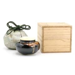 洛東 桶谷定一作 大海茶入 針屋金襴仕覆 共箱 茶道具 V491 NT6 - メルカリ