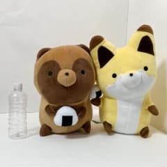 [너구리와 여우] 엄청 봉제 인형 ~ 기저귀 맛있어 ~ 여우 & 너구리 세트