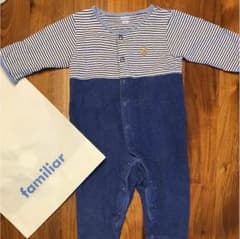 ファミリア★ロンパース★60〜75★男の子★familiar★長袖のサムネイル