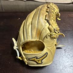 ミズノプロ硬式グローブ 黄色 レザー製 - メルカリ