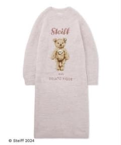 ジェラートピケ Steiff ジェラートJamesジャガードワンピース - メルカリ