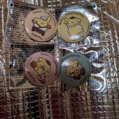 （４個で）GENKI × ポムポムプリン オリジナル缶バッジ 4種セットのサムネイル