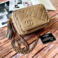 美品CHANELマトラッセ★フリンジチェーンショルダーバッグ★正規品 カード付きのサムネイル