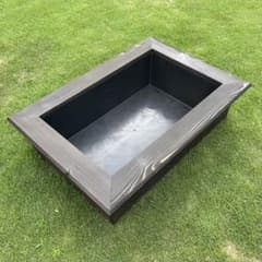 トロ舟 60L 木枠 / メダカ ビオトープ 金魚 庭園 カバー ケース 16
