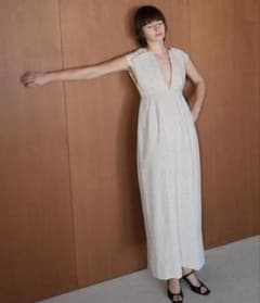 新品タグ付き CLANE V NECK SWITCH ONEPIECE 1 - メルカリ