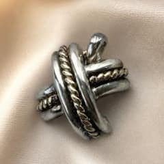 Tiffany&Co. SV925 K18 シグネチャークロス ペンダントトップ - メルカリ