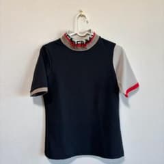DECEMBERMAY モックネック 半袖シャツ Mサイズ DECEMBERMAY ダブルカラー モックネックシャツ 半袖 - メルカリ
